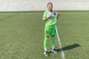 Vietnamese player Huynh Nhu in Portugal. (Photo: VNA)