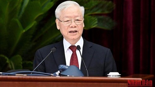 Party General Secretary Nguyen Phu Trong speaks at event. (Photo: NDO)