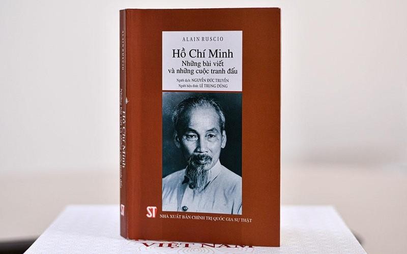 The cover of “Ho Chi Minh: Writings and Fights”. (Photo courtesy of the organisers)