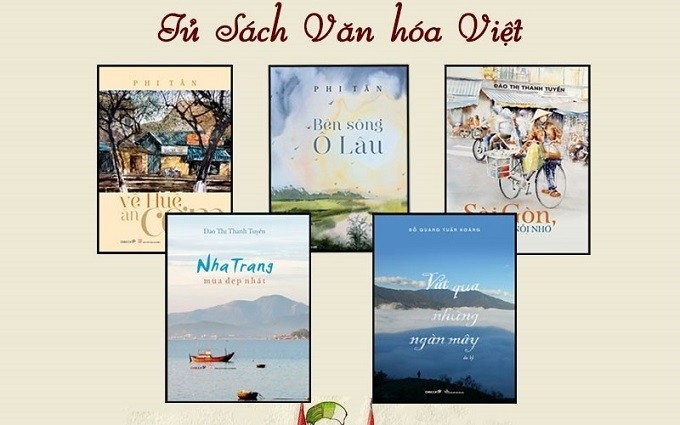 Several book titles in the "Vietnamese Culture Bookcase" Project. (Photo: baodantoc.vn)