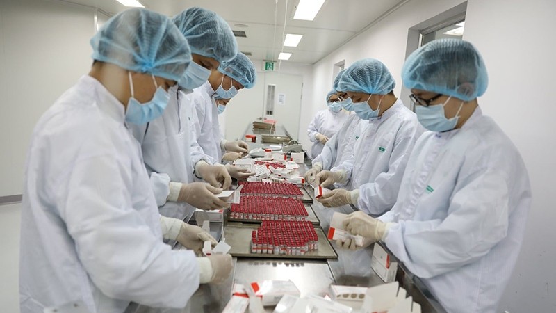 Over the past time, Vietnam's Vabiotech Company has made efforts to cooperate with Russia and proceed to process Russia's Covid-19 vaccine in Vietnam. (Photo: VABIOTECH)