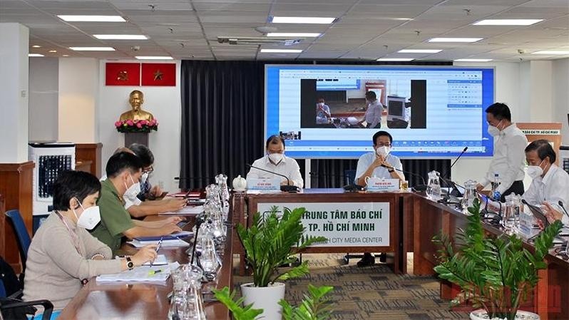 The press conference on the COVID-19 situation in Ho Chi Minh City 