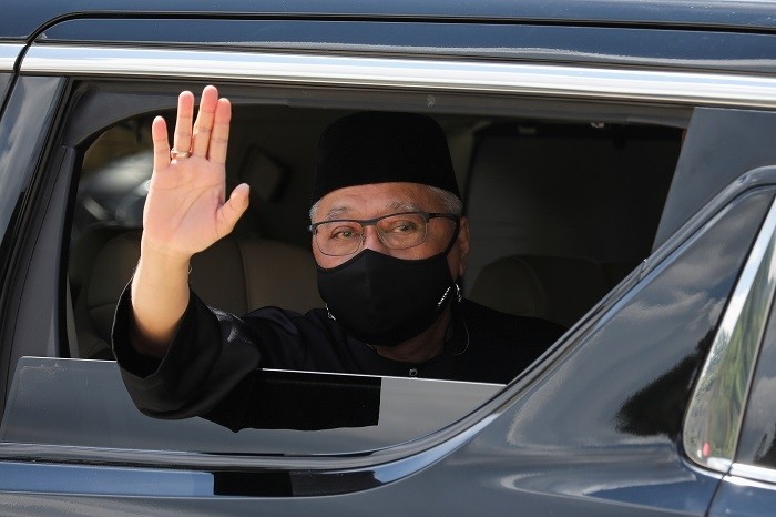 New Malaysian Prime Minister Ismail Sabri Yaakob waves from a car, as he leaves after the inauguration ceremony, in Kuala Lumpur, Malaysia August 21, 2021. (File photo: Reuters)
