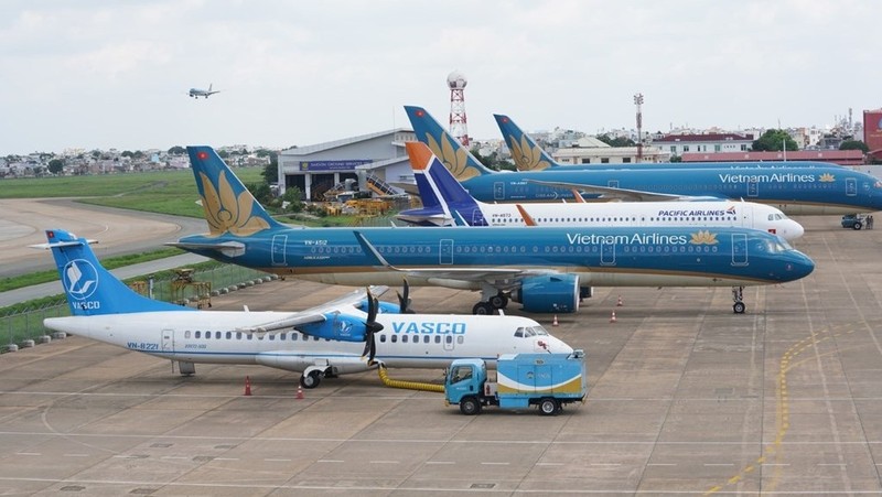 In the first phase, each airline will operate each route with a frequency of less than 50% compared to the first week of April. (Illustrative image/Photo: Vietnam Airlines)