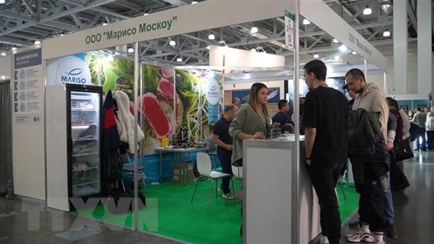 At the booth of Mariso Moscow Co.,Ltd (Photo: VNA)