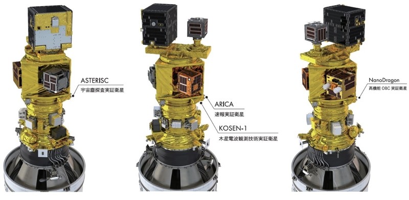 The solid-fuel Epsilon 5 rocket, expected to carry the NanoDragon satellite and eight others into the outer space, will be launched from JAXA’s Uchinoura Space Centre, Japan. (Photo: JAXA)