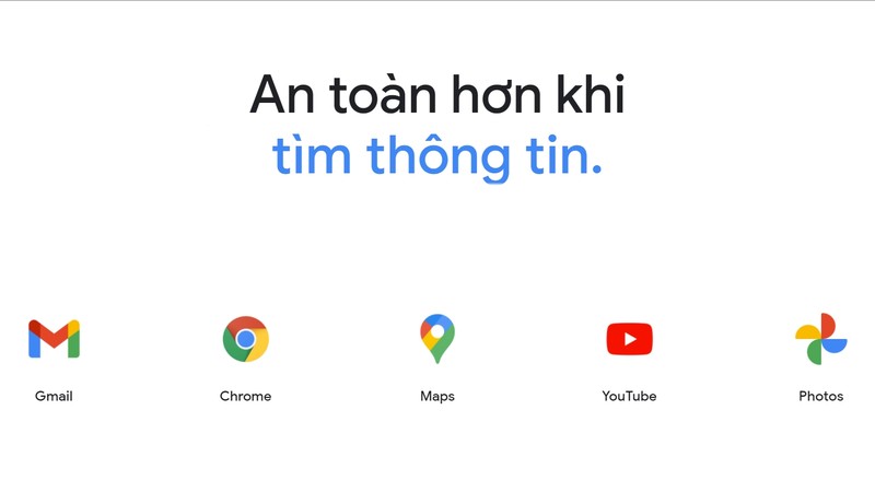 The homepage of Google Safety Centre for Vietnamese (Photo: Screenshot)