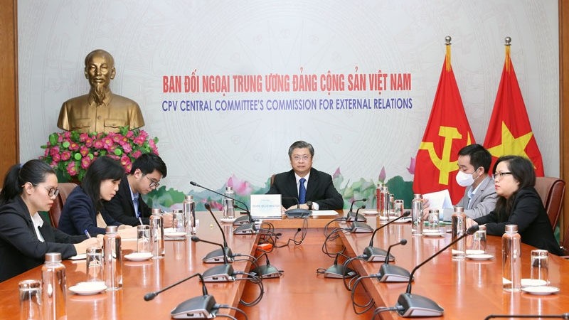 The virtual seminar on cooperation in fighting COVID-19 between Vietnam and China
