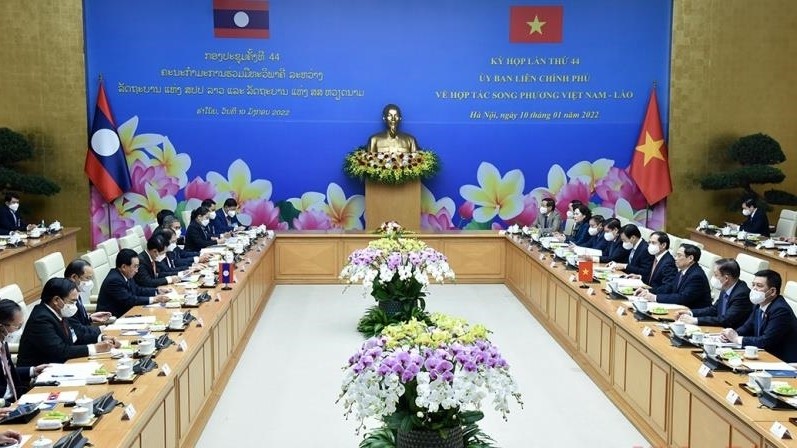 [Photos] Vietnam-Laos Intergovernmental Committee convenes 44th meeting