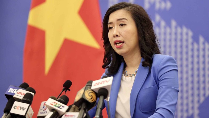 Spokesperson of the Ministry of Foreign Affairs Le Thi Thu Hang (Photo: baoquocte.v)