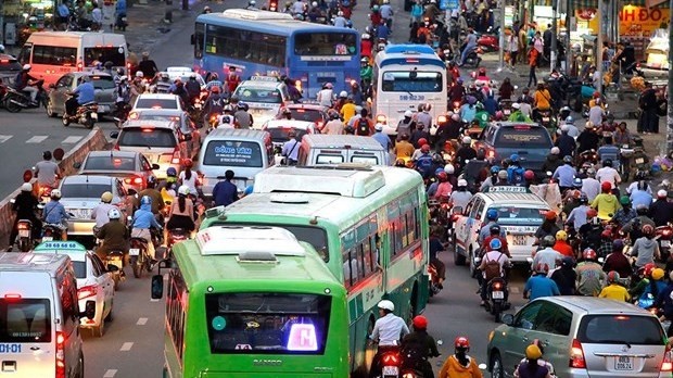 Traffic in Ho Chi Minh City (Photo: thanhnien.vn)