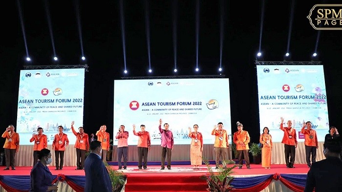 Delegates at the opening ceremony of the 40th ASEAN Tourism Forum 2022 (Photo: SPM)