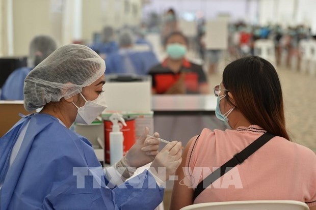 COVID-19 vaccination in Bangkok, Thailand (Source: Xinhua/VNA)