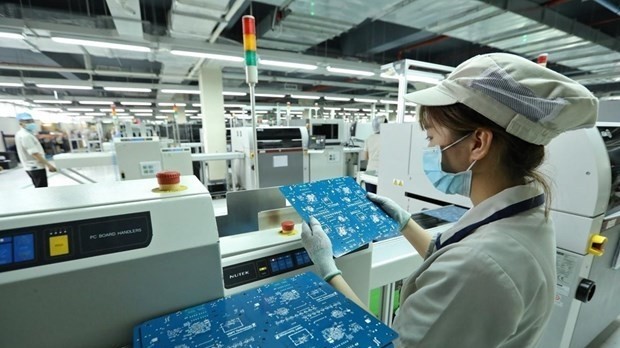 Electronic products are among Vietnam's major exports to India. (Photo: VNA)