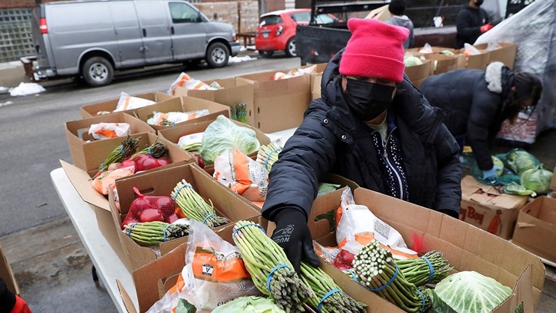 Packages of food in Chicago, US (Photo: Reuters)