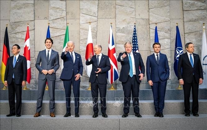 G7 leaders attend the Summit of the North Atlantic Treaty Organization (NATO) in Brussels, Belgium, on March 24, 2022. (File photo: AFP/VNA)