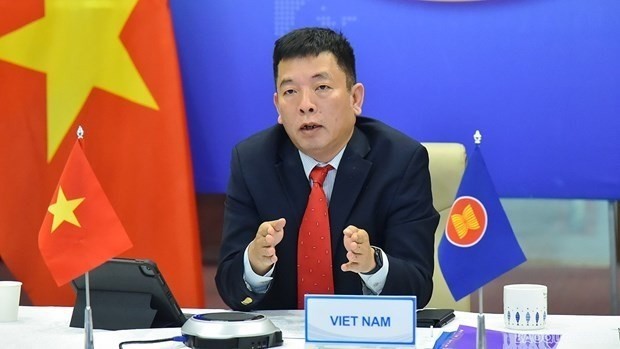 Ambassador Vu Ho, acting head of SOM Vietnam. (Photo: baoquocte.vn)