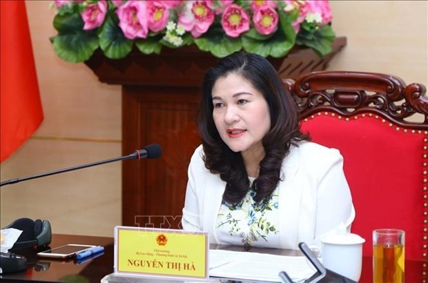 Deputy Minister of Labour, Invalids and Social Affairs Nguyen Thi Ha (Photo: VNA)