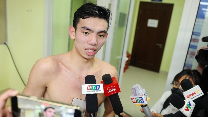 Vietnamese swimmer Nguyen Huy Hoang (Photo: SEA Games 21 website)