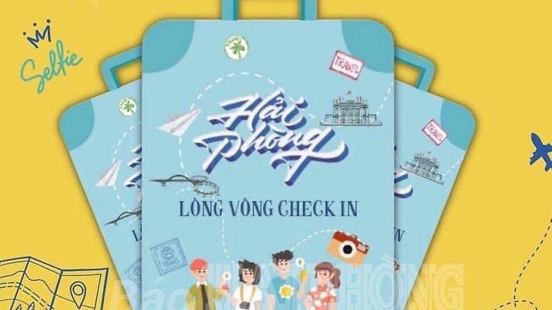 "Check-in Hai Phong" map of Hai Phong Department of Tourism. (Photo: thanhphohaiphong.gov.vn)
