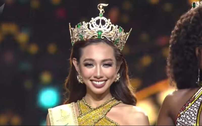Miss Grand International Nguyen Thuc Thuy Tien in 2021.