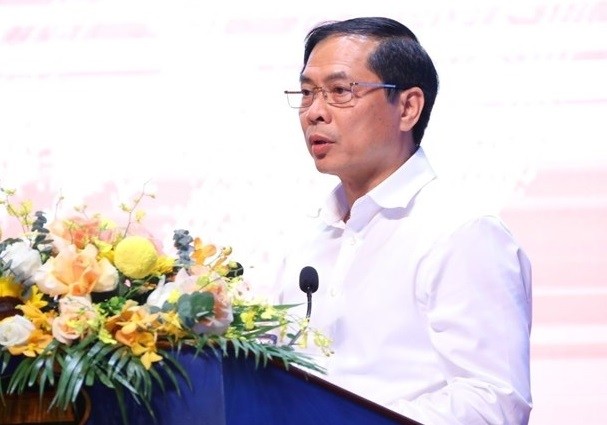 Foreign Minister Bui Thanh Son addresses the event (Photo: VNA)