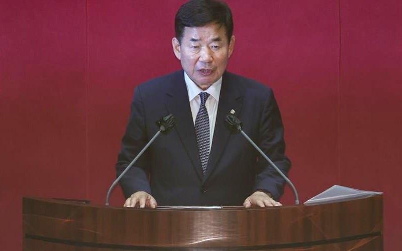 The Speaker of the 21st National Assembly of the Republic of Korea Kim Jin-pyo (Photo: koreaherald.com/VNA)