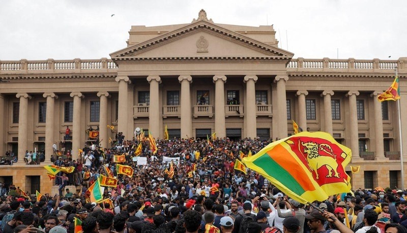 Protests in Sri Lanka. (Photo: REUTERS)