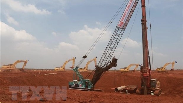 A corner of the construction site of the Long Thanh International Airport project (Photo: VNA) 