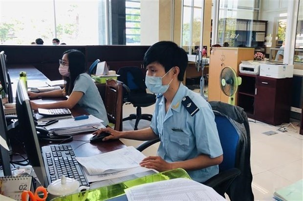 Staff at Da Nang Customs Department (Photo: VNA)