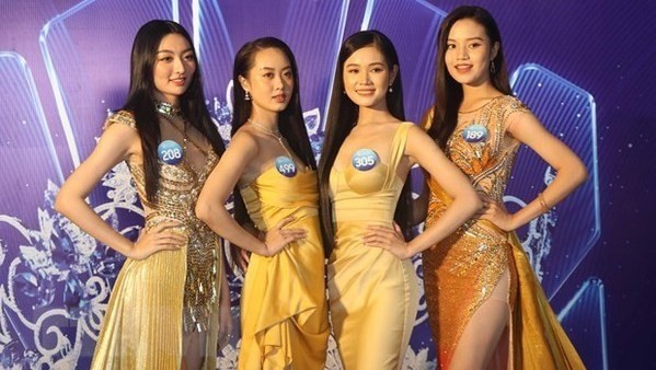 Contestants at Miss World Vietnam 2022 (Photo: VNA)