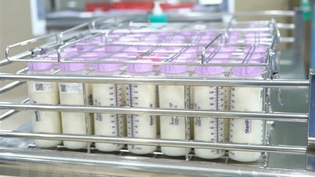 A breast milk bank, the largest of its kind in Vietnam, is inaugurated at Hung Vuong Hospital in Ho Chi Minh City on August 6.(Photo: VNA)