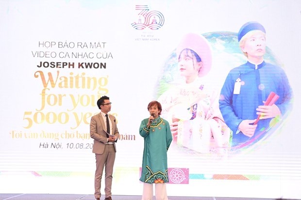 Korean singer-songwriter Joseph Kwon shares his love for Vietnam. (Photo: Vietnam+)