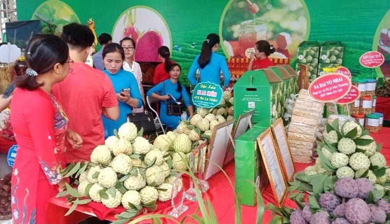 Vo Nhai sugar-apple showcased at the programme