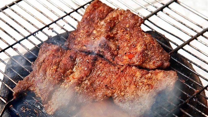 Beef dried in the sun: A Highlands’ speciality (Photo: VNS)