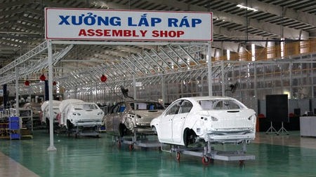 A car assembly factory in the Chu Lai Economic Zone