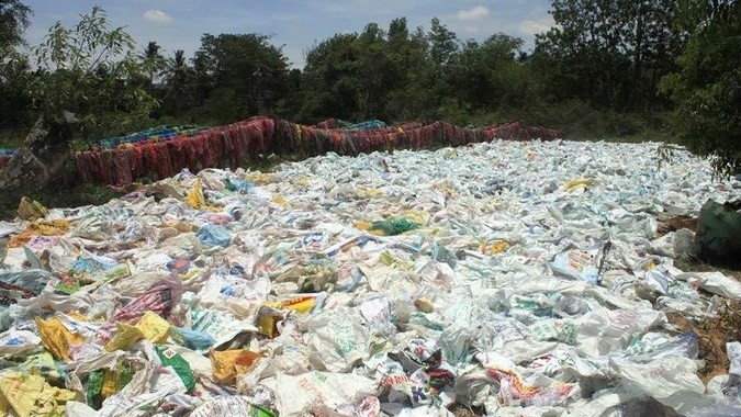 The plant is expected to reduce the use of traditional plastic bags in daily life. 