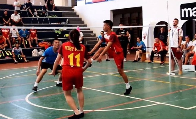 Vietnamese athletes compete at the tournament. (Source: VNA)