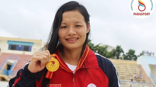 Swimmer Trinh Thi Bich Nhu 