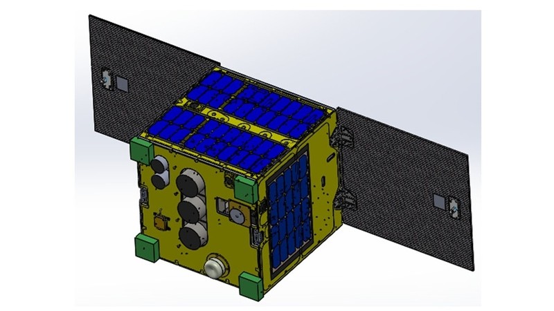 A sketch of the MicroDragon satellite