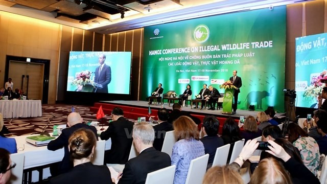 The third International Wildlife Trade Conference opens in Hanoi on November 17, after the first conference in the UK in 2014 and the second in Botswana in 2015. (Credit: VNA)