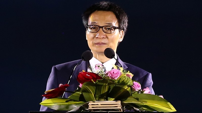 Deputy PM Vu Duc Dam speaking at the opening ceremony for the festival (Credit: VGP)