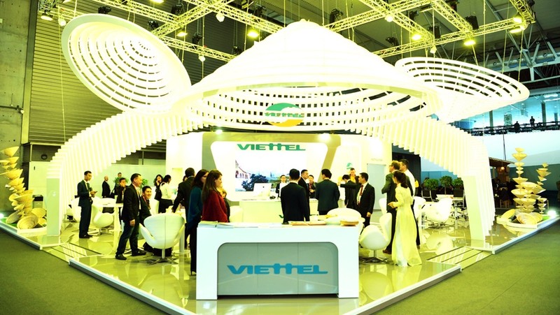 Viettel's booth at Mobile World Congress 2018
