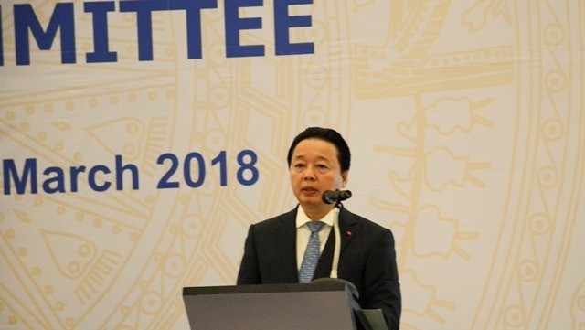 Minister of Natural Resources and Environment Tran Hong Ha praises the Typhoon Committee in supporting countries to reduce the losses caused by natural disasters.