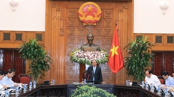 Prime Minister Nguyen Xuan Phuc at the meeting (Source: VNA) 