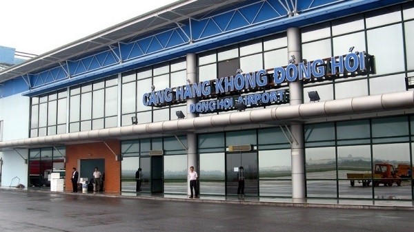 The passenger terminal of Dong Hoi Airport