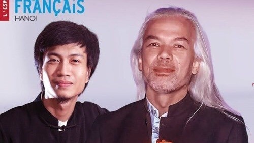 Violinist Stephane Tran Ngoc and pianist Tran Thai Linh 