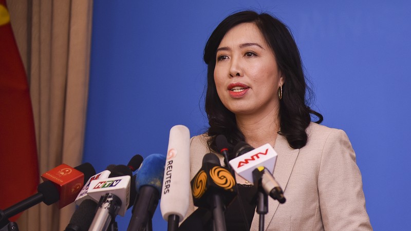 Spokesperson of the Foreign Ministry Le Thi Thu Hang 