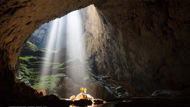 Inside Son Doong Cave (Photo: VNA)