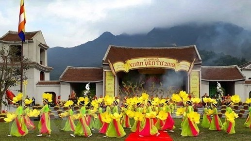 Yen Tu Spring Festival opens in Uong Bi city, Quang Ninh province, on February 14 (Photo: VNA)